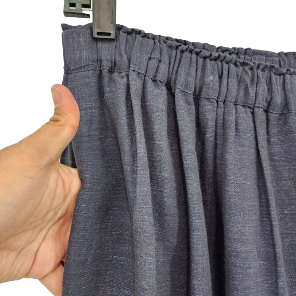 SuZen Women's Vintage Linen Blend Tunic Top & Skirt Set Lagenlook- L - Picture 10 of 12